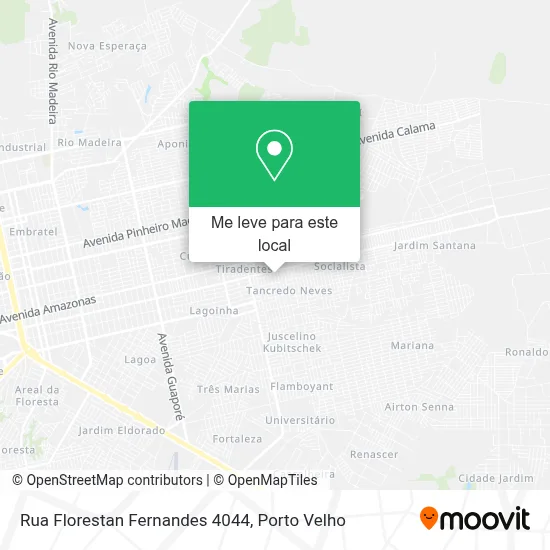 Rua Florestan Fernandes 4044 mapa