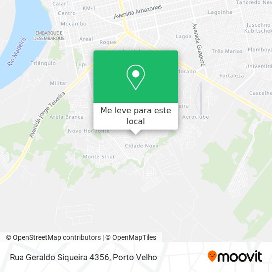 Rua Geraldo Siqueira 4356 mapa