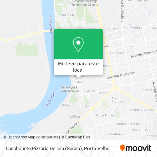 Lanchonete,Pizzaria Delícia (Sucão) mapa