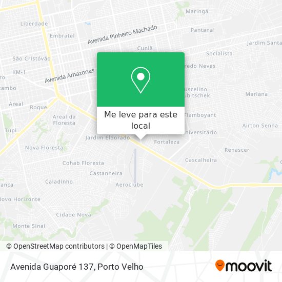 Avenida Guaporé 137 mapa