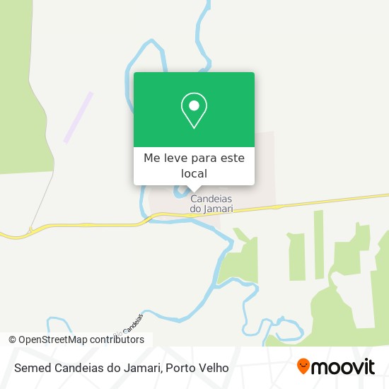 Semed Candeias do Jamari mapa