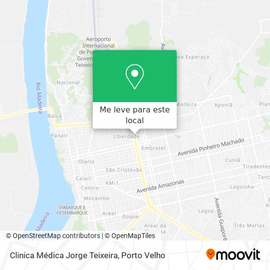 Clinica Médica Jorge Teixeira mapa