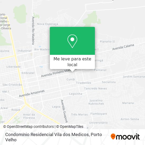 Condomínio Residencial Vila dos Medicos mapa