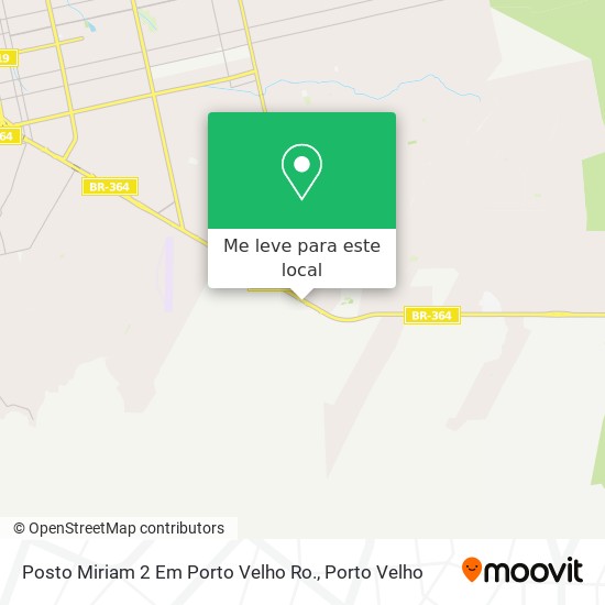 Posto Miriam 2 Em Porto Velho Ro. mapa