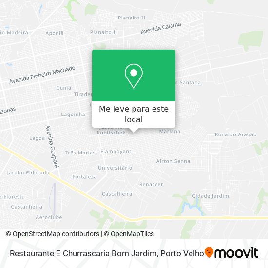 Restaurante E Churrascaria Bom Jardim mapa