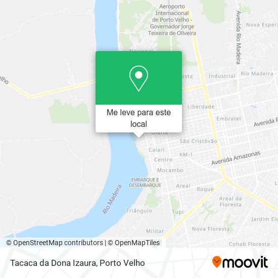 Tacaca da Dona Izaura mapa