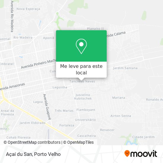 Açaí du San mapa