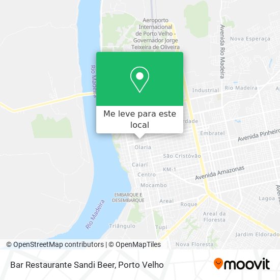 Bar Restaurante Sandi Beer mapa