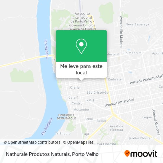 Nathurale Produtos Naturais mapa