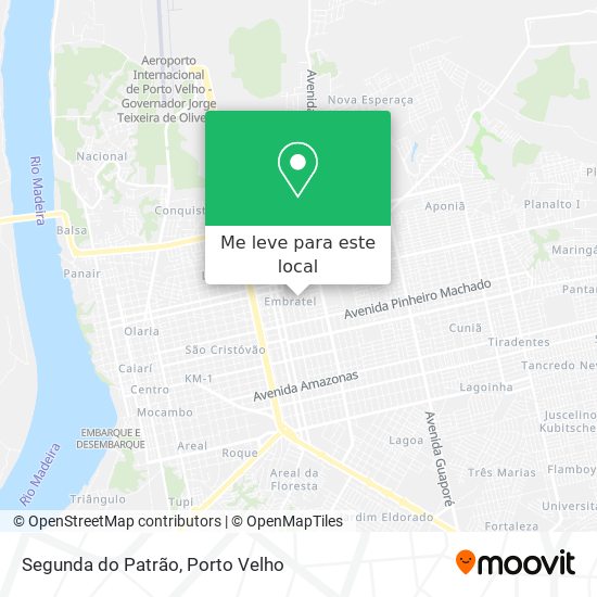 Segunda do Patrão mapa