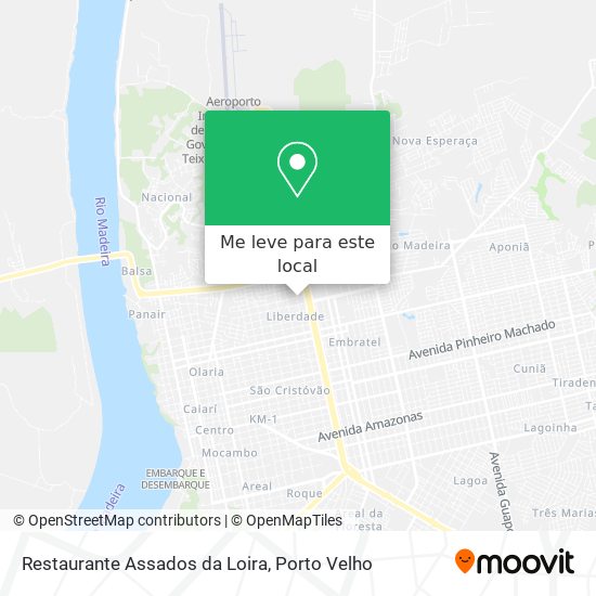 Restaurante Assados da Loira mapa