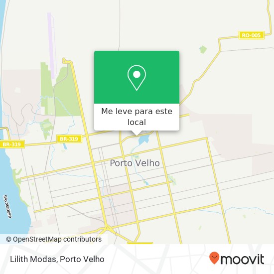 Lilith Modas, Rua do Contorno, 5018 Flodoaldo Pinto Porto Velho-RO 78908-140 mapa