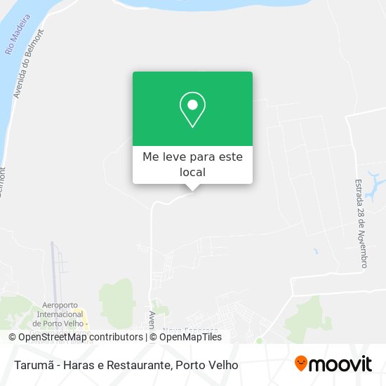 Tarumã - Haras e Restaurante mapa