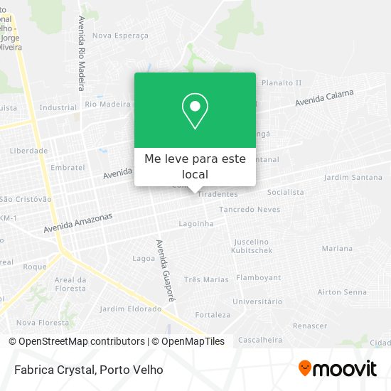Fabrica Crystal mapa