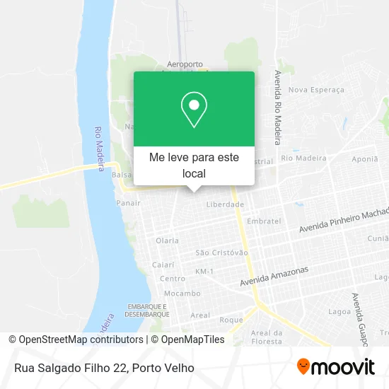 Rua Salgado Filho 22 mapa