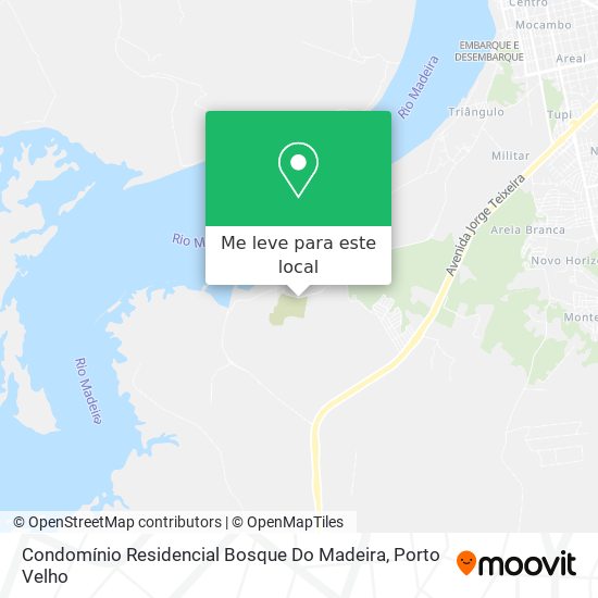 Condomínio Residencial Bosque Do Madeira mapa