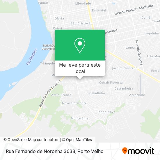 Rua Fernando de Noronha 3638 mapa