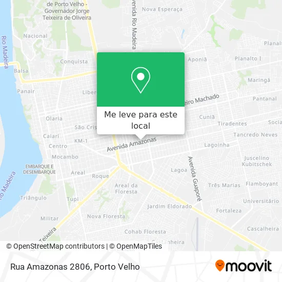 Rua Amazonas 2806 mapa