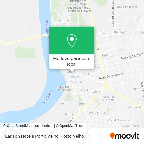 Larison Hoteis Porto Velho mapa
