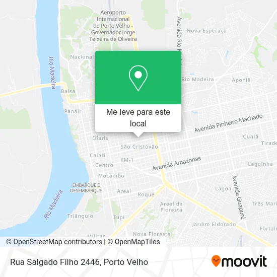 Rua Salgado Filho 2446 mapa