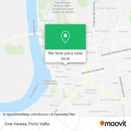 Cine Veneza mapa