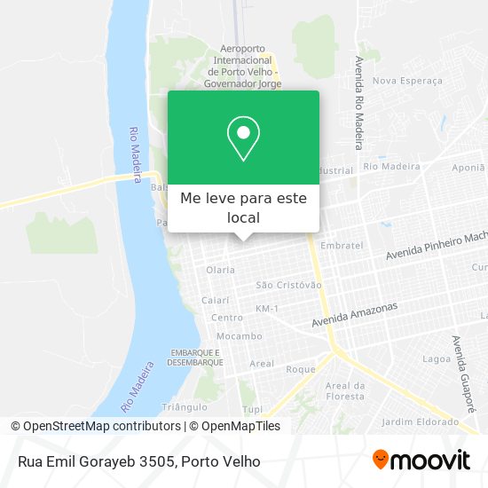 Rua Emil Gorayeb 3505 mapa