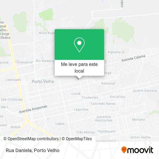 Rua Daniela mapa