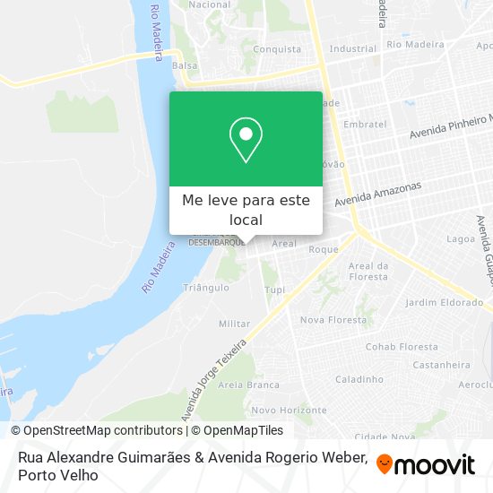 Rua Alexandre Guimarães & Avenida Rogerio Weber mapa