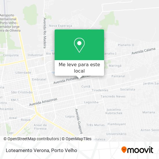 Loteamento Verona mapa