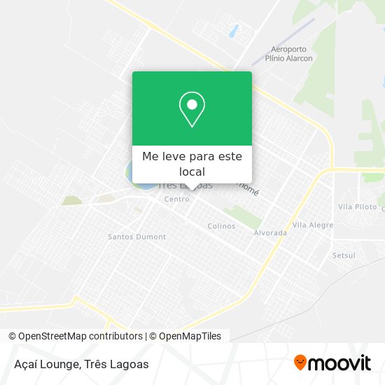 Açaí Lounge mapa