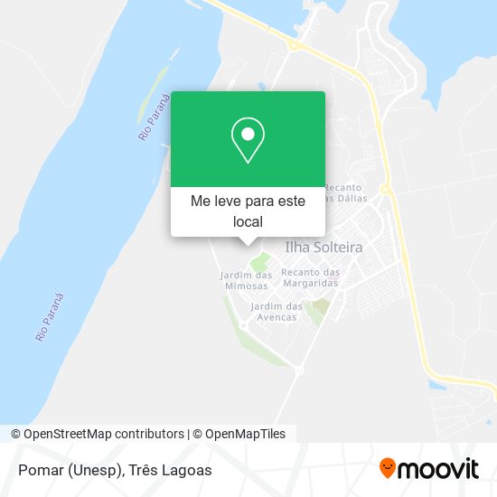Pomar (Unesp) mapa