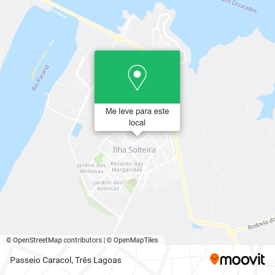 Passeio Caracol mapa
