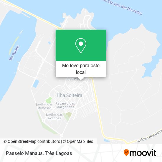 Passeio Manaus mapa
