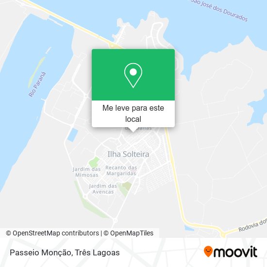 Passeio Monção mapa