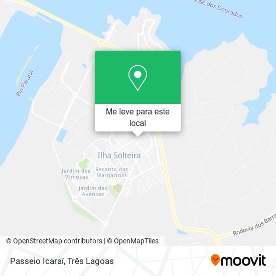 Passeio Icaraí mapa