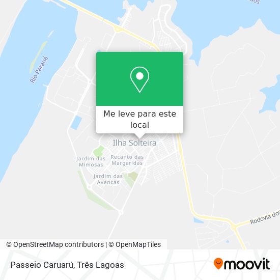 Passeio Caruarú mapa