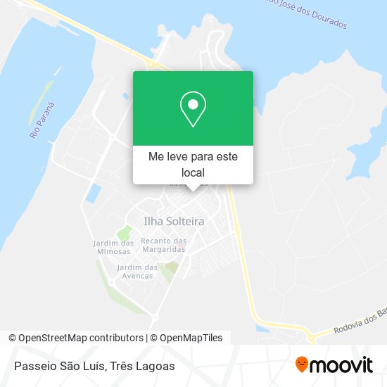 Passeio São Luís mapa