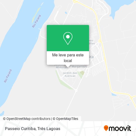 Passeio Curitiba mapa