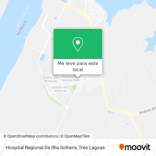 Hospital Regional De Ilha Solteira mapa