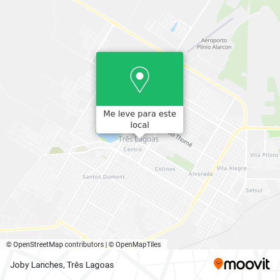Joby Lanches mapa
