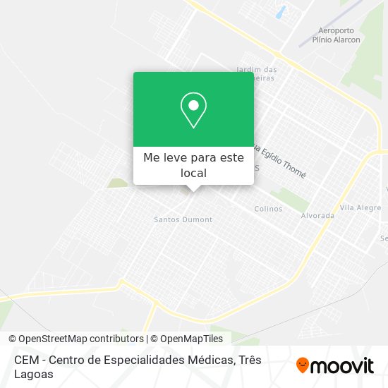CEM - Centro de Especialidades Médicas mapa