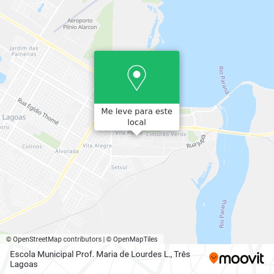 Escola Municipal Prof. Maria de Lourdes L. mapa