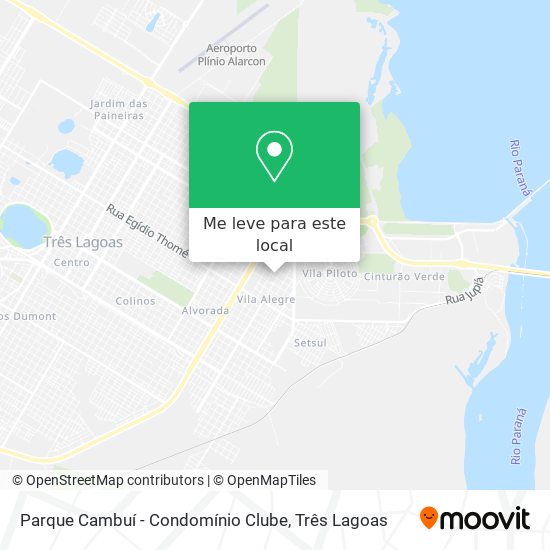 Parque Cambuí - Condomínio Clube mapa