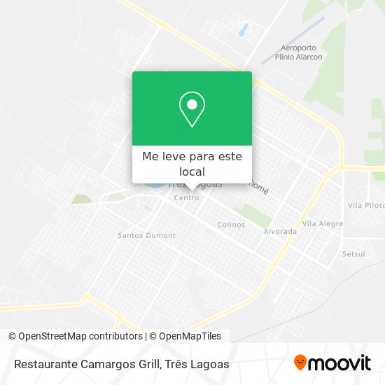 Restaurante Camargos Grill mapa