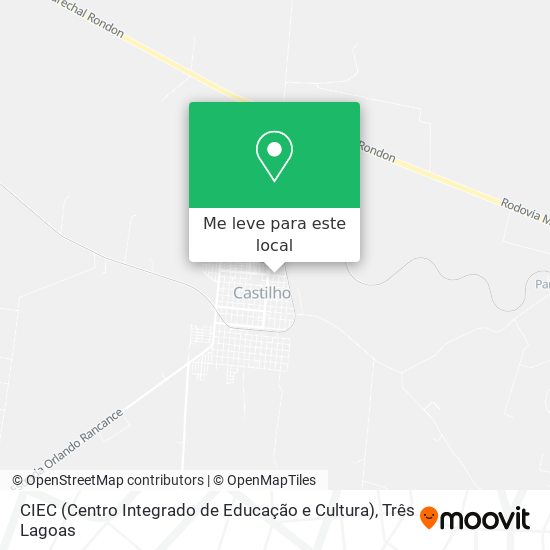 CIEC (Centro Integrado de Educação e Cultura) mapa