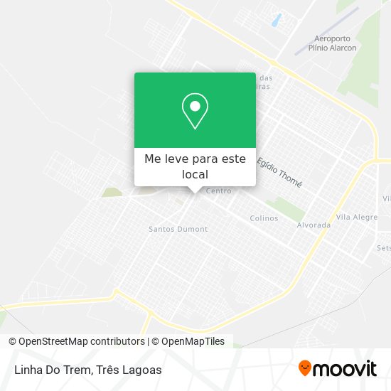 Linha Do Trem mapa