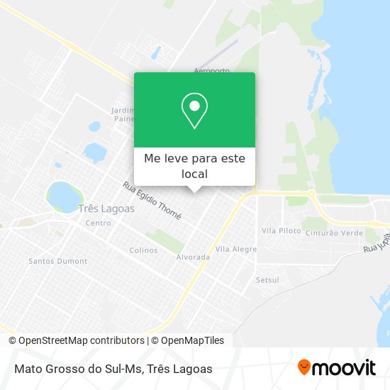 Mato Grosso do Sul-Ms mapa