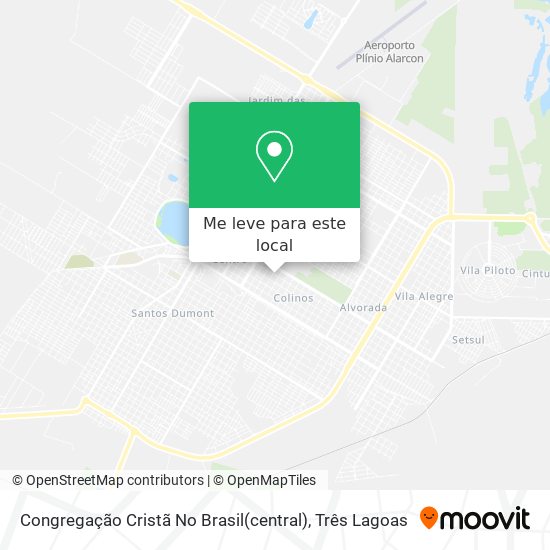 Congregação Cristã No Brasil(central) mapa