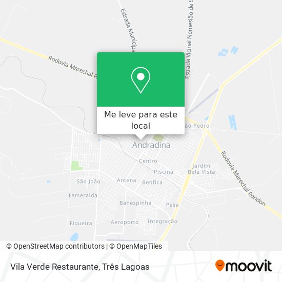 Vila Verde Restaurante mapa
