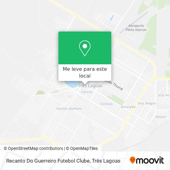 Recanto Do Guerreiro Futebol Clube mapa